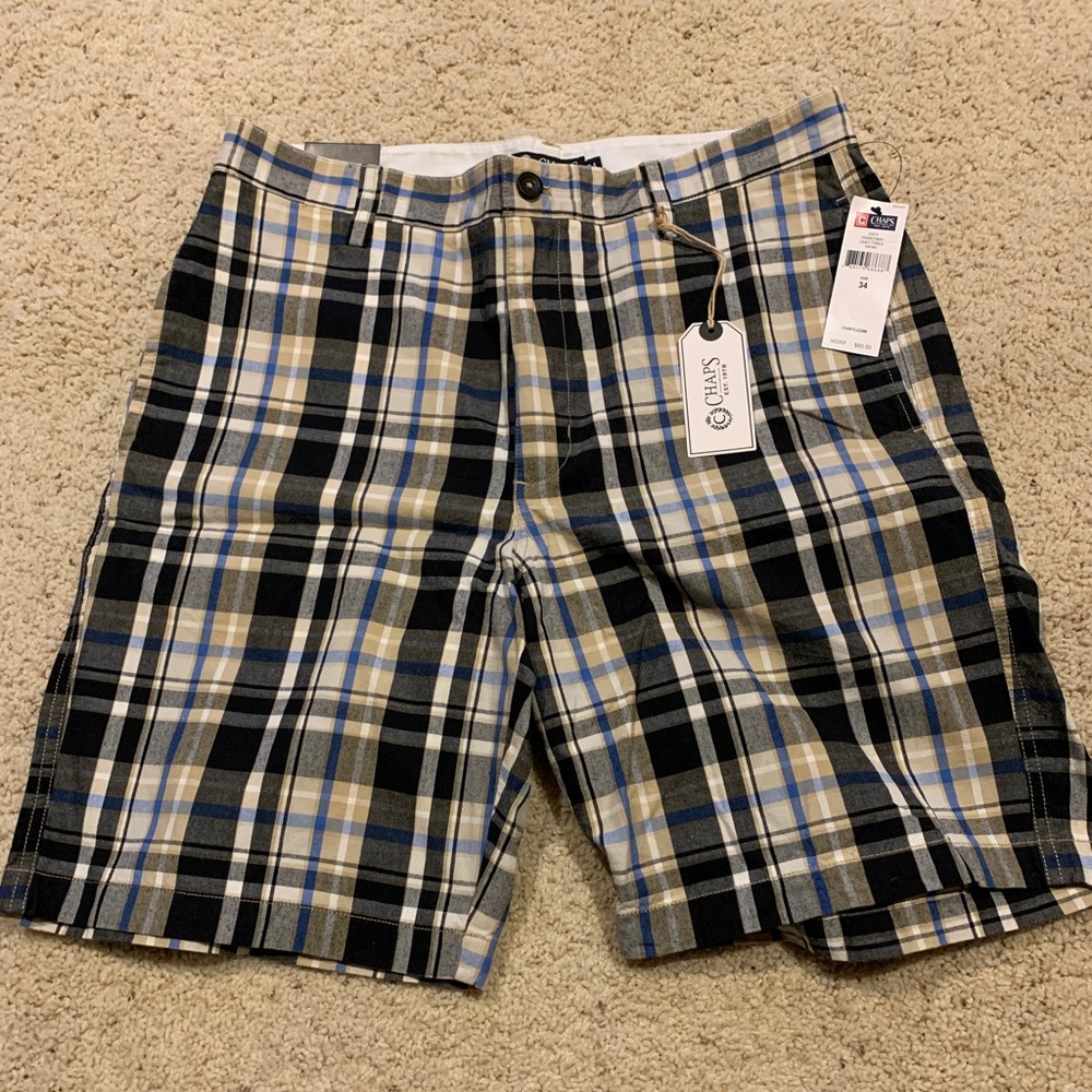 Chaps plaid men’s shorts